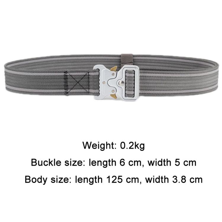 Braided Nylon Belt With Quick Release Buckle