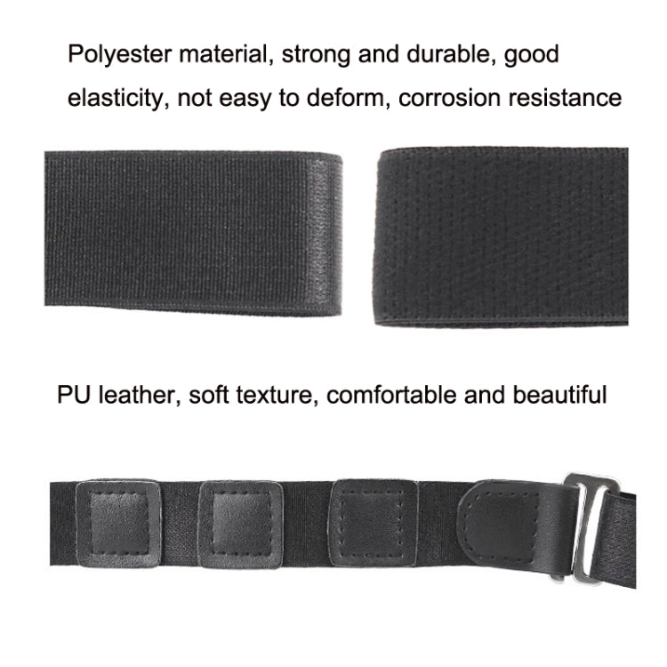 Shirt Fixed Anti -slip Anti -wiring Fixed Hidden Belt, Style: Leather Model