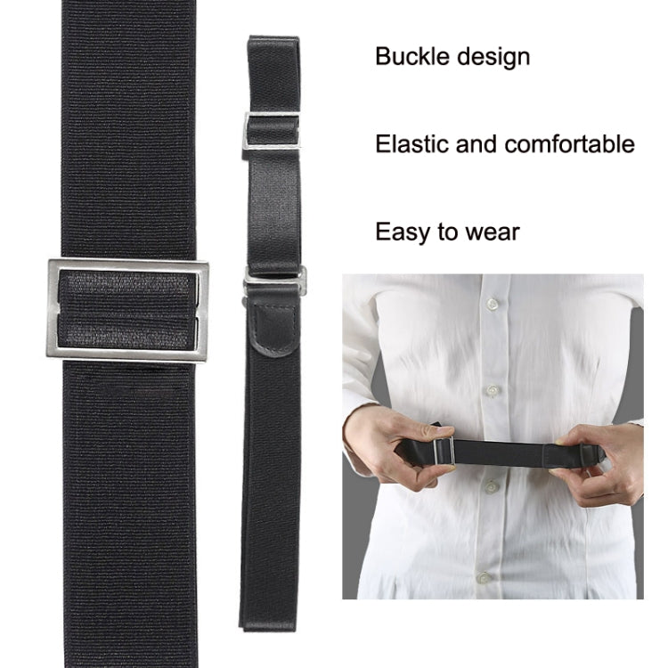 Shirt Fixed Anti -slip Anti -wiring Fixed Hidden Belt, Style: Leather Model
