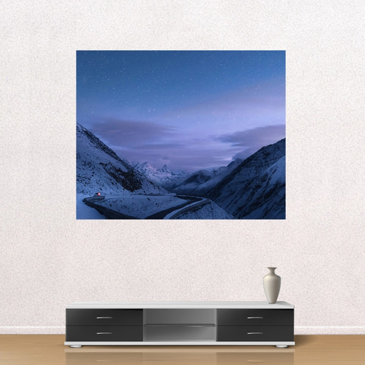 Folding Metal Anti-Light HD Projection Curtain, Size:, 60 inch 16:9 133x75cm, 72 inch 16:9 159x90cm, 84 inch 16:9 186x105cm, 92 inch 16:9 199x112cm, 100 inch 16:9 221x125cm, 110 inch 16:9 250x140cm, 120 inch 16:9 266x148cm, 130 inch 16:9 290x160cm     ...