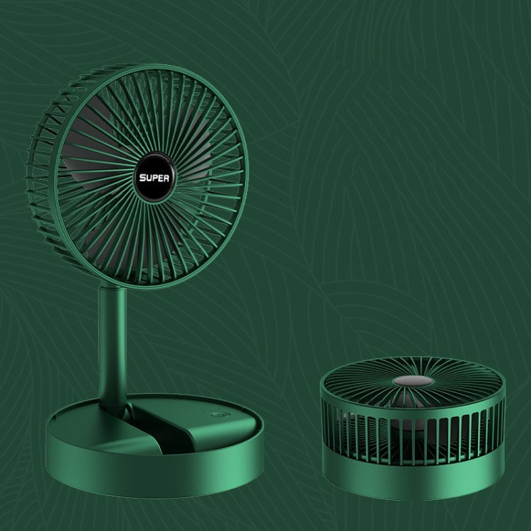 Portable Folding Fan  Retractable Floor Standing Fan,Style: