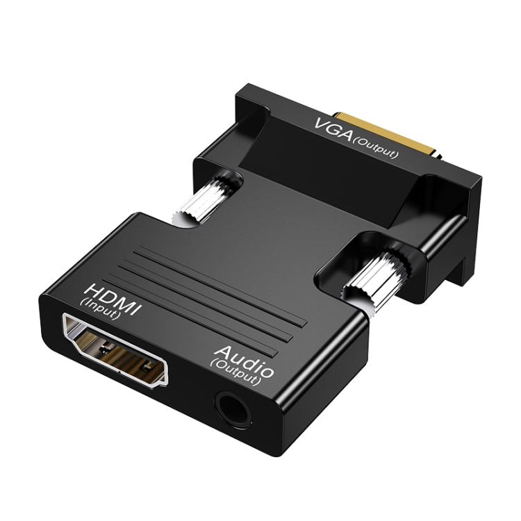 HDMI Female To VGA Male With Audio Adapter Computer Monitor TV Projector Converter