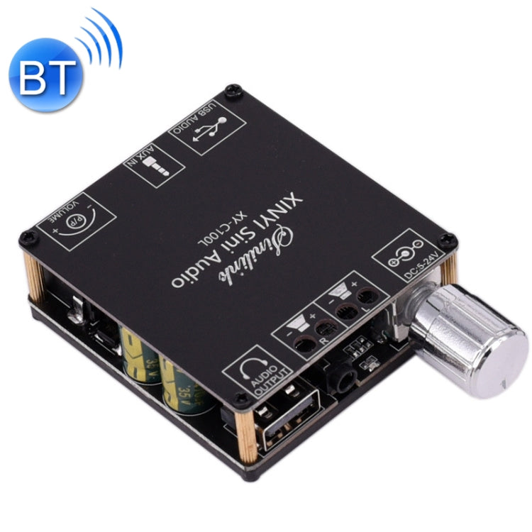 XY-C100L Stereo Stepless Tuning Bluetooth Digital Power Amplifier Board, XY-C100L