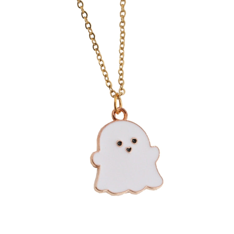 Halloween Jewelry Alloy Ghost Earrings Necklace