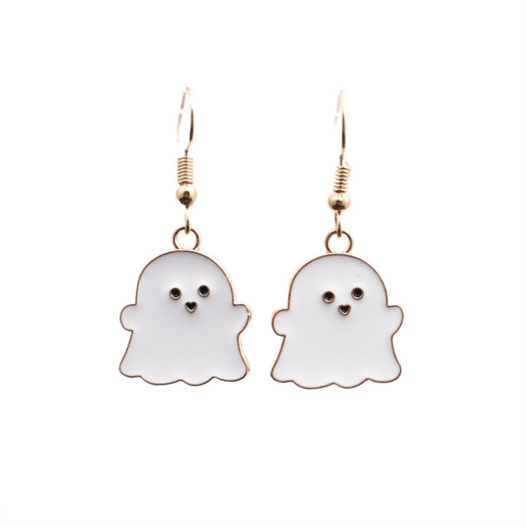 Halloween Jewelry Alloy Ghost Earrings Necklace
