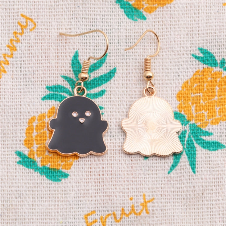 Halloween Jewelry Alloy Ghost Earrings Necklace