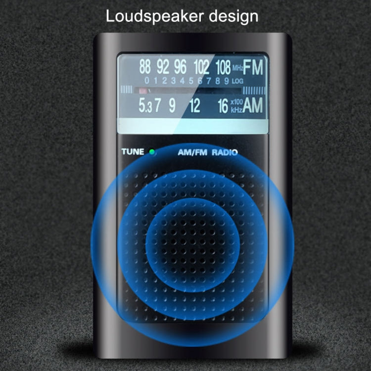 R06 Small FM/AM Pointer Frequency Adjustment Radios With Antenna Pocket Retro Radio, R06