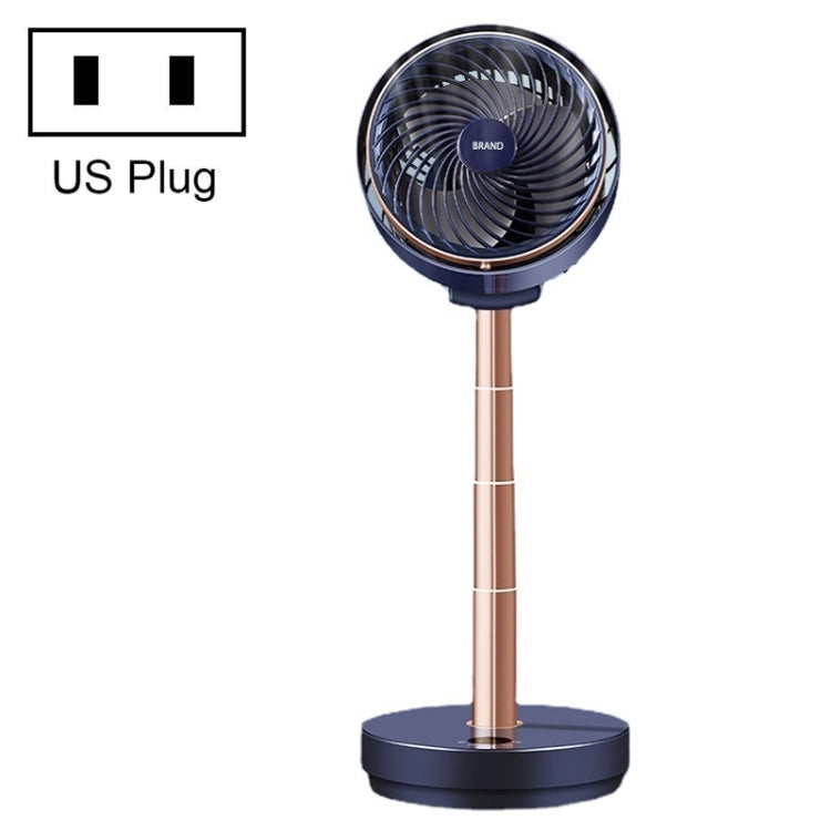 Shaking Head Air Circulation Fan Household Silent Bedroom Floor Fan, US Plug
