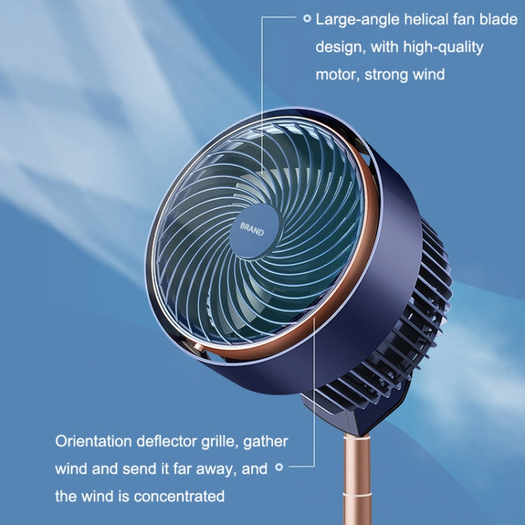 Shaking Head Air Circulation Fan Household Silent Bedroom Floor Fan, US Plug