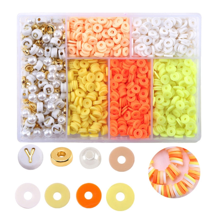 6 Grids / Box Soft Pottery Beading Set DIY Bracelet Necklace Making