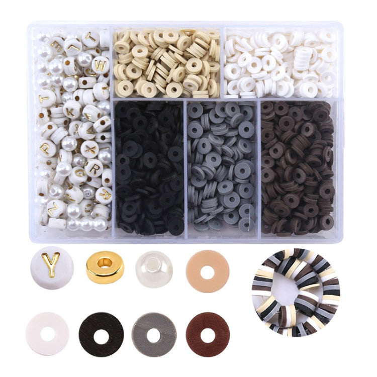 6 Grids / Box Soft Pottery Beading Set DIY Bracelet Necklace Making