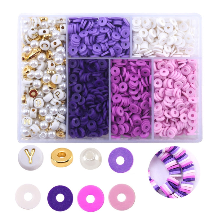 6 Grids / Box Soft Pottery Beading Set DIY Bracelet Necklace Making