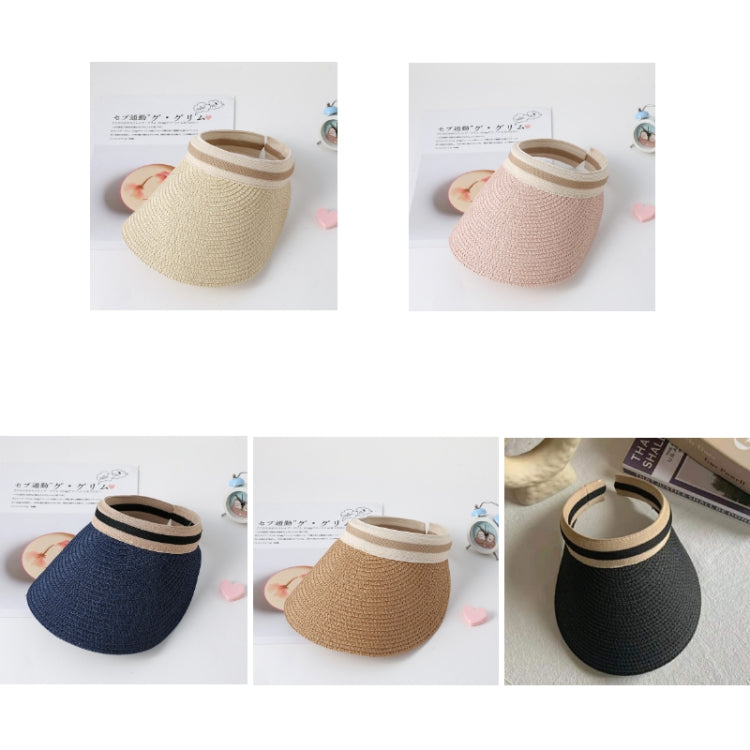 Parent-child Beach Sun Protection Empty Top Sunshade Straw Hat