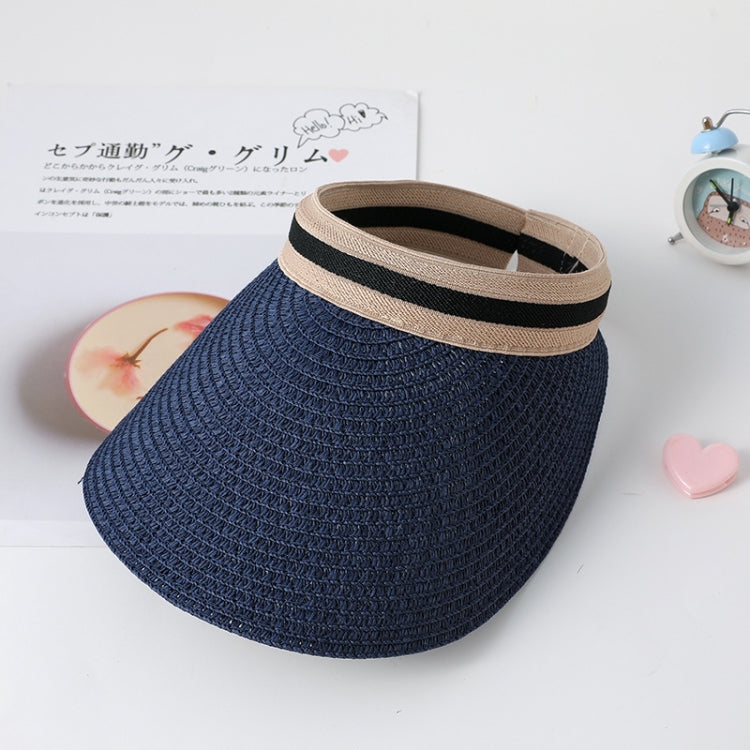 Parent-child Beach Sun Protection Empty Top Sunshade Straw Hat