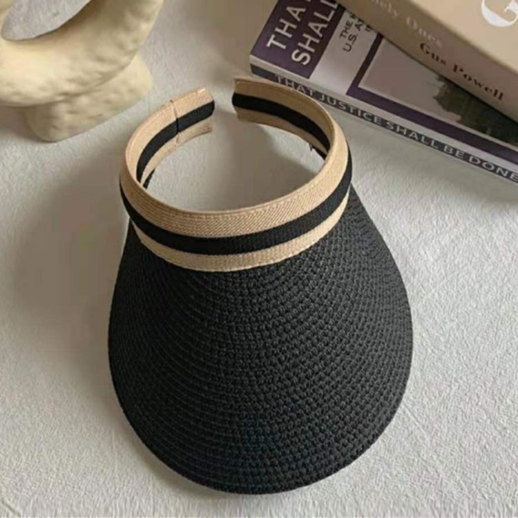 Parent-child Beach Sun Protection Empty Top Sunshade Straw Hat