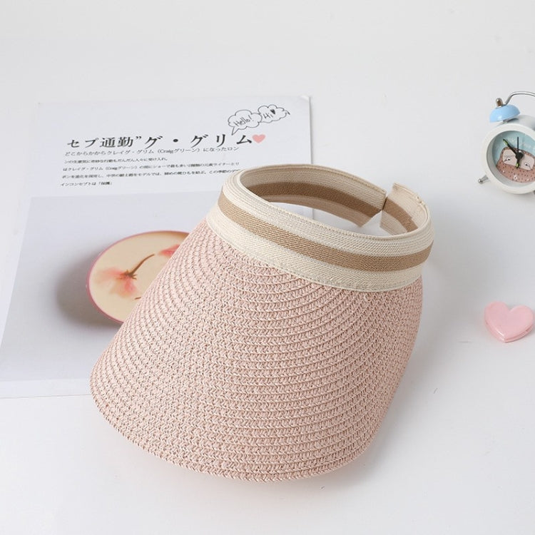 Parent-child Beach Sun Protection Empty Top Sunshade Straw Hat