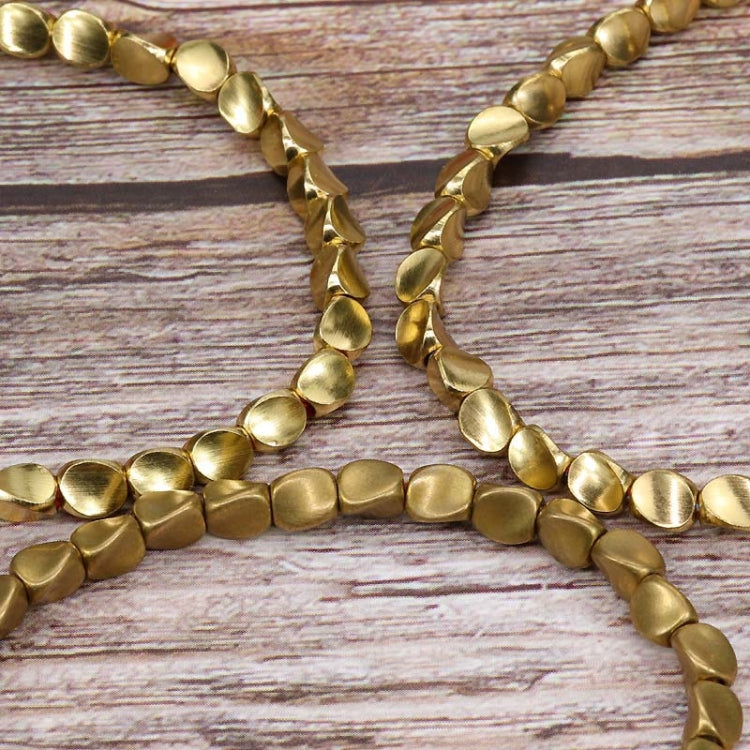 Hand Woven Irregular Copper Bead Bracelet Jewelry