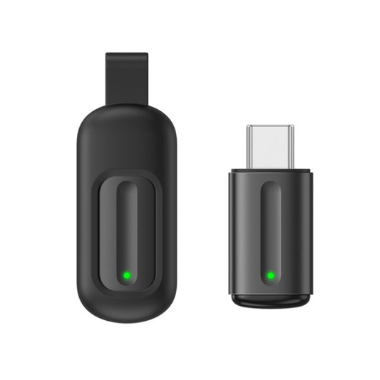 Ocrustar Capsule Mobile Phone Infrared Universal Remote Control, Color: 3-in-1 iOS/Hongmeng/Android Type-C (Black)