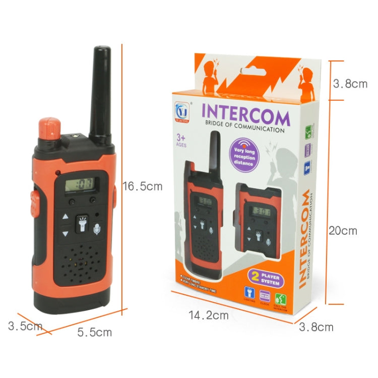 Children Walkie-talkie Remote Wireless Call  Parent-child Interactive Toy Phone, Red, Yellow