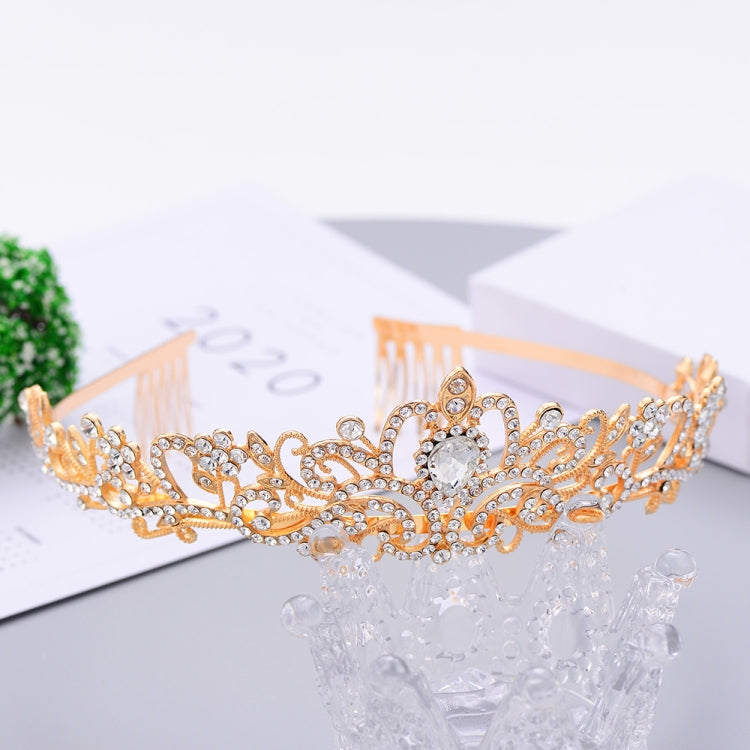 G2888 Crystal Diamond Wedding Party Braided Hair Crown Show Headband