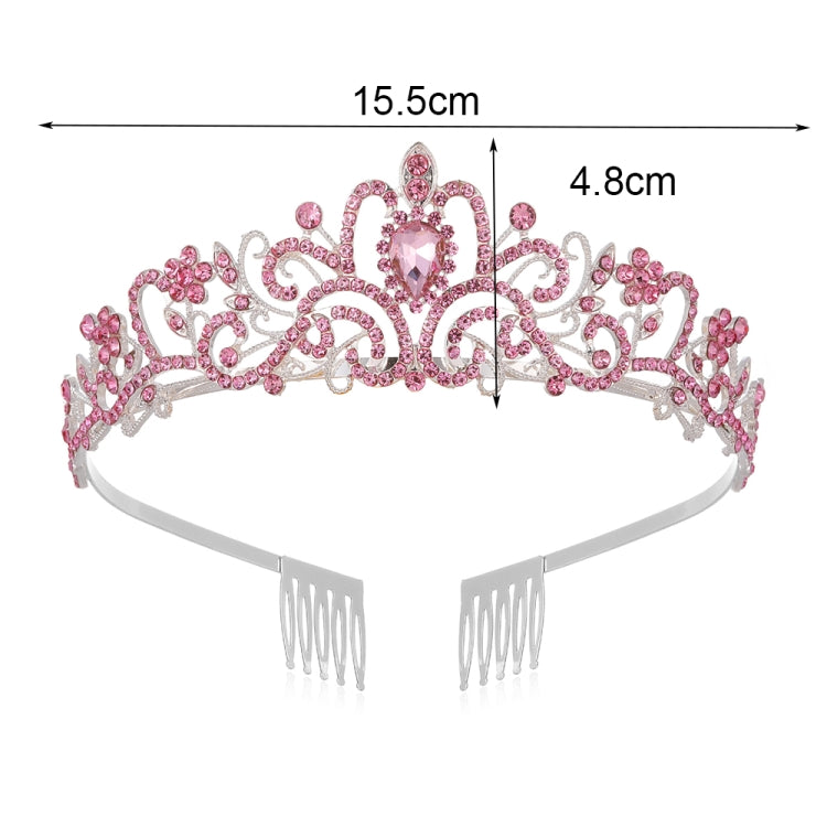 G2888 Crystal Diamond Wedding Party Braided Hair Crown Show Headband