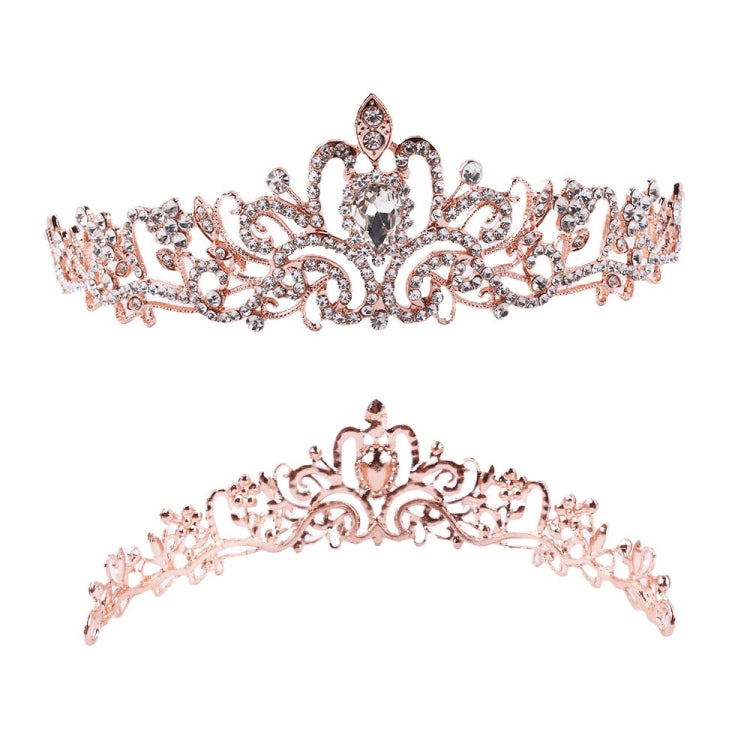 G2888 Crystal Diamond Wedding Party Braided Hair Crown Show Headband