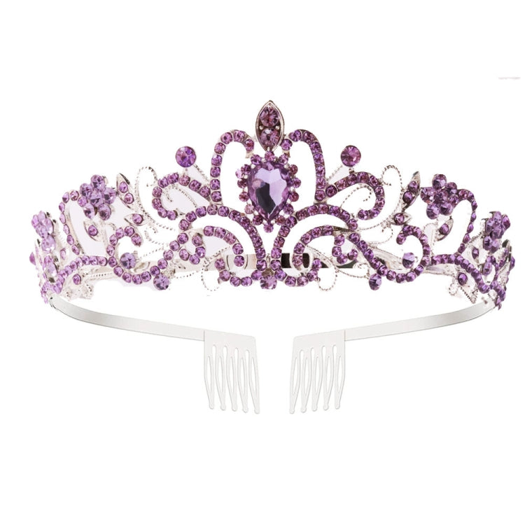 G2888 Crystal Diamond Wedding Party Braided Hair Crown Show Headband