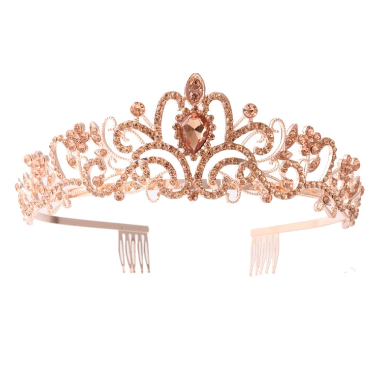 G2888 Crystal Diamond Wedding Party Braided Hair Crown Show Headband