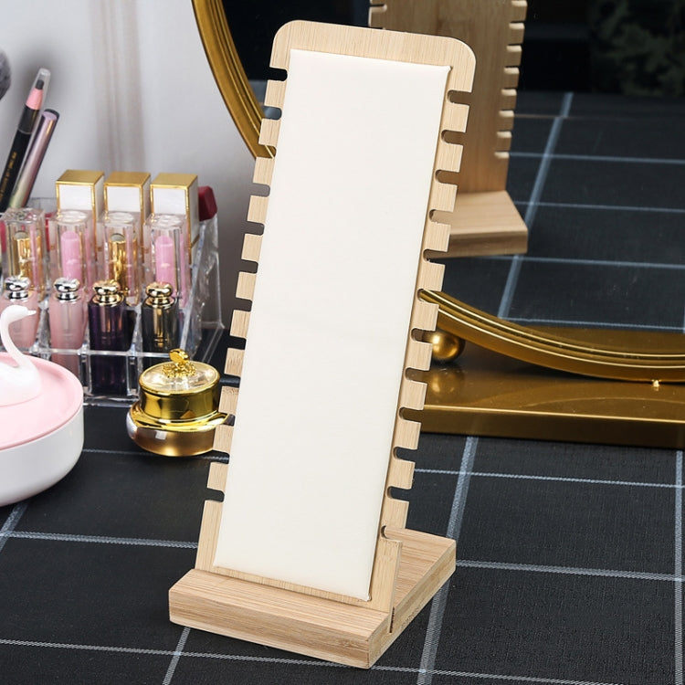 Simple Solid Wood Necklace Display Stand Jewelry Props Necklace Hanger
