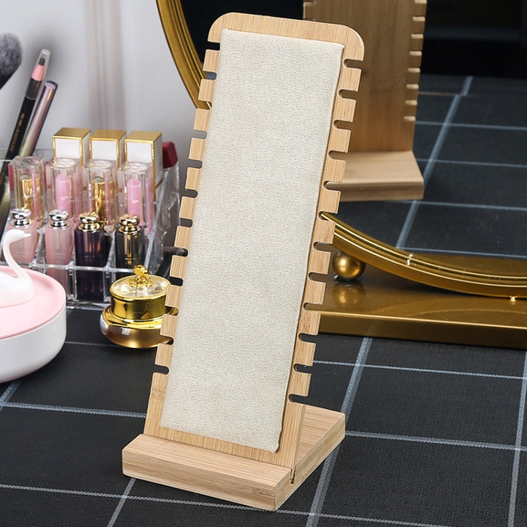 Simple Solid Wood Necklace Display Stand Jewelry Props Necklace Hanger