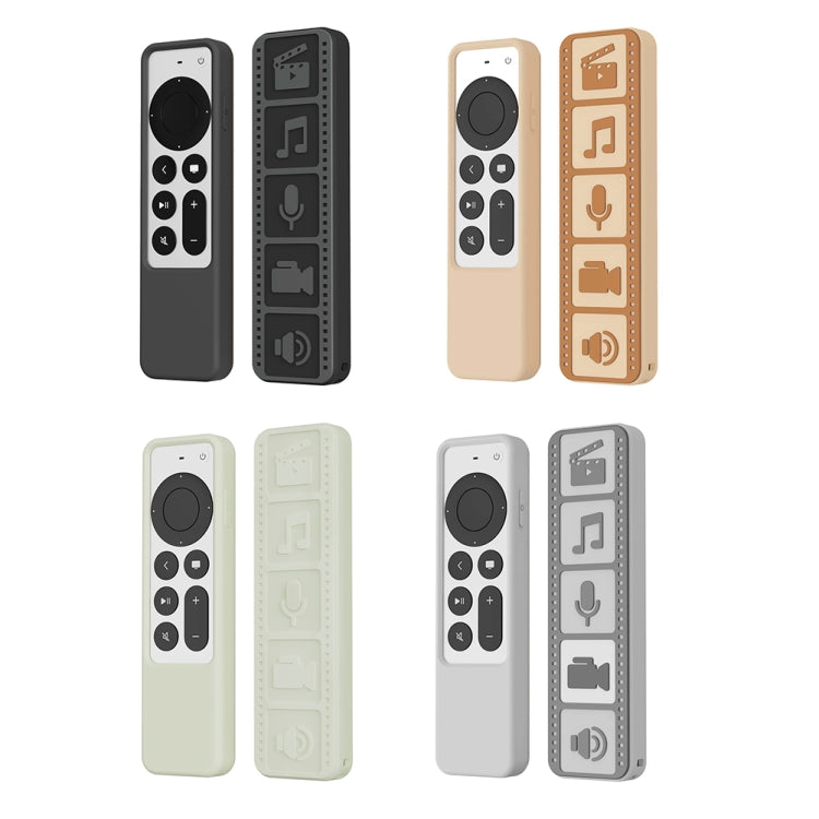 Silicone Remote Controller Waterproof Anti-Slip Protective Cover For Apple TV 4K 2021
