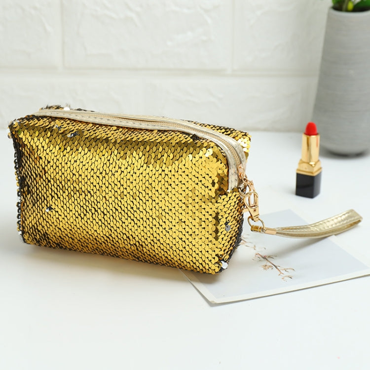 Travel Portable Sequined Anise Cosmetics Tote Storage Bag