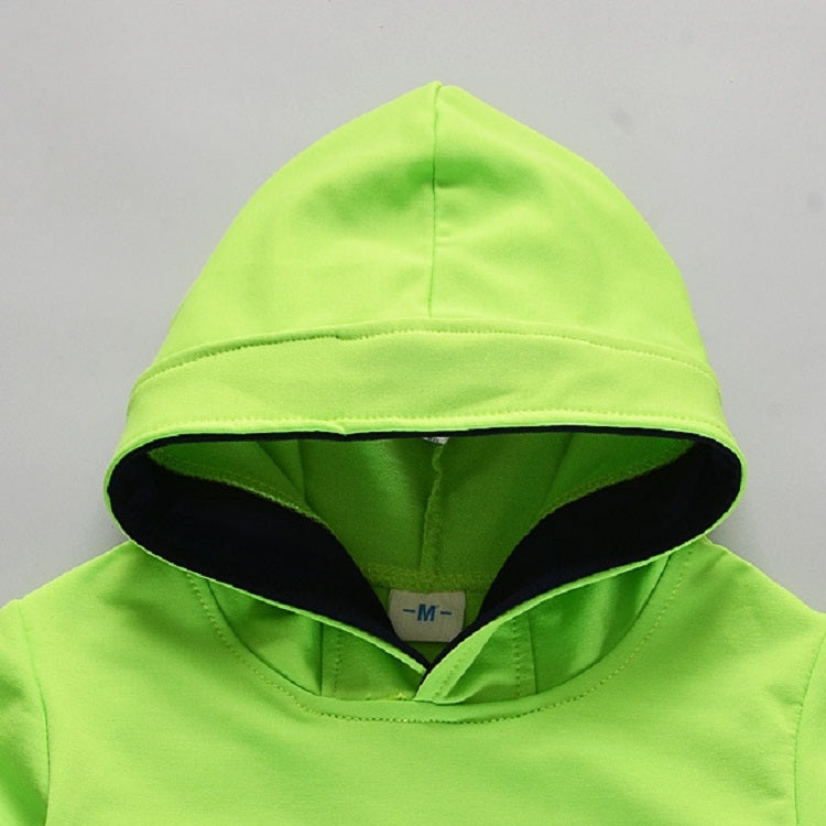 Spring Casual Children Letter Hooded Sweater Set