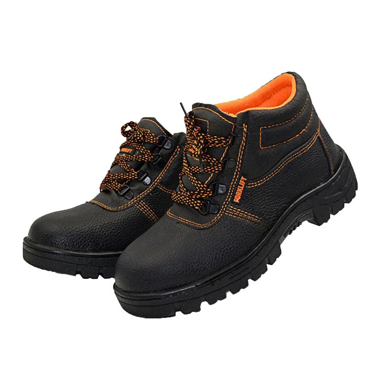 215 Microfiber Leather Anti-puncture Wear-resistant Work Shoes Smash-proof Oil-resistant Safety Shoes, Spec: