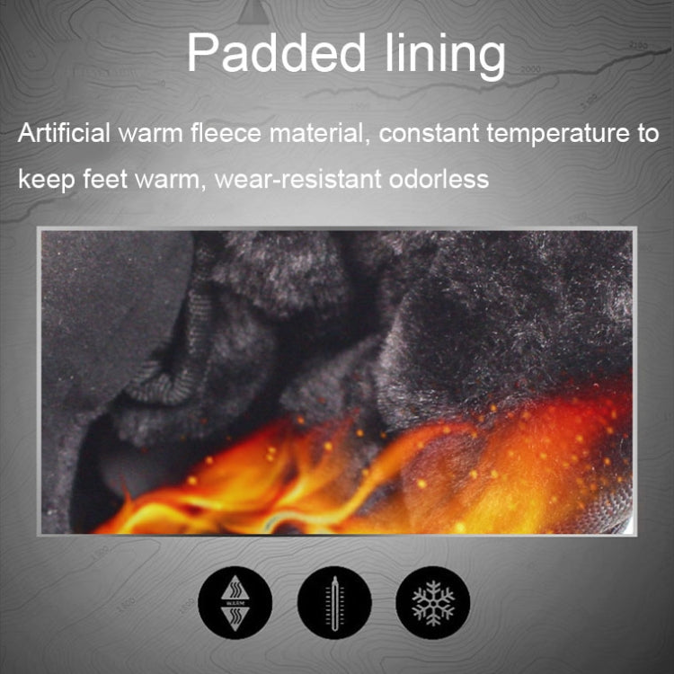 Autumn and Winter Padded Thickened Non-slip High-top Sports Boots