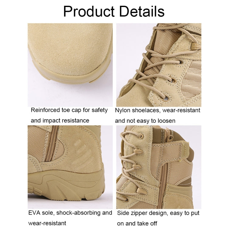 JL-1736 Wear-resistant Anti-collision High-top Training Boots Outdoor Sports Non-slip Hiking Shoes