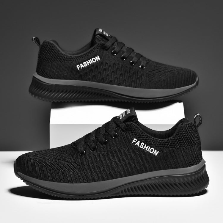 JD-9088 Autumn Fly Woven Soft Bottom Men Leisure Shoes Couple Running Shoes