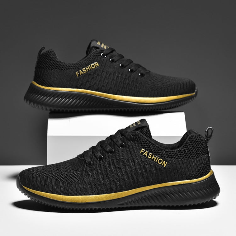 JD-9088 Autumn Fly Woven Soft Bottom Men Leisure Shoes Couple Running Shoes
