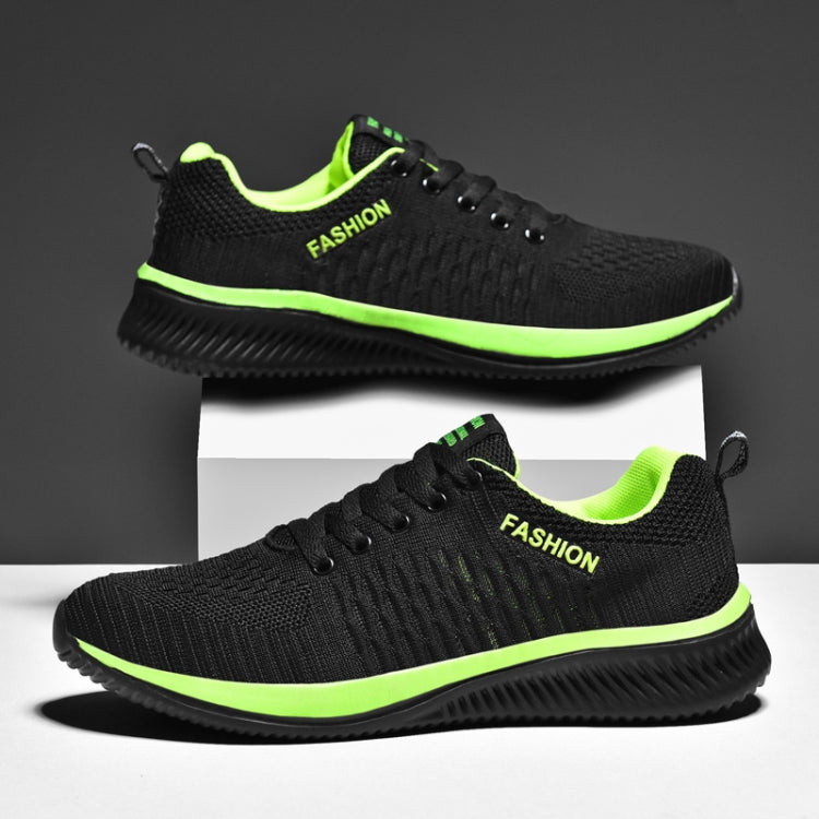 JD-9088 Autumn Fly Woven Soft Bottom Men Leisure Shoes Couple Running Shoes