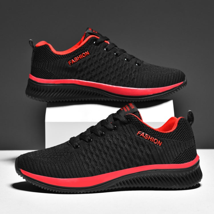 JD-9088 Autumn Fly Woven Soft Bottom Men Leisure Shoes Couple Running Shoes