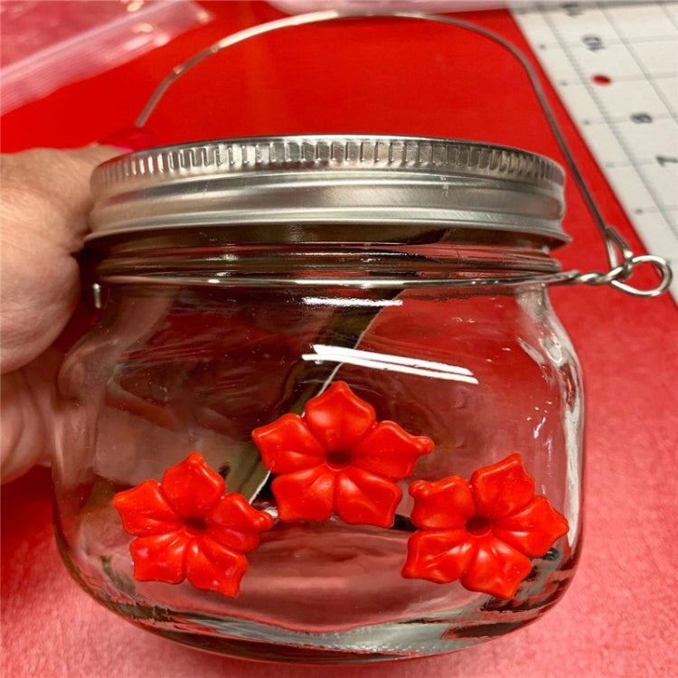 Hanging Bird Feeder Outdoor Hummingbird Feeder, Jar, Bulb