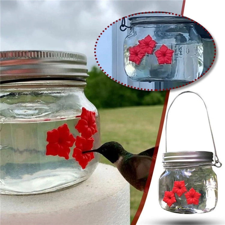 Hanging Bird Feeder Outdoor Hummingbird Feeder, Jar, Bulb