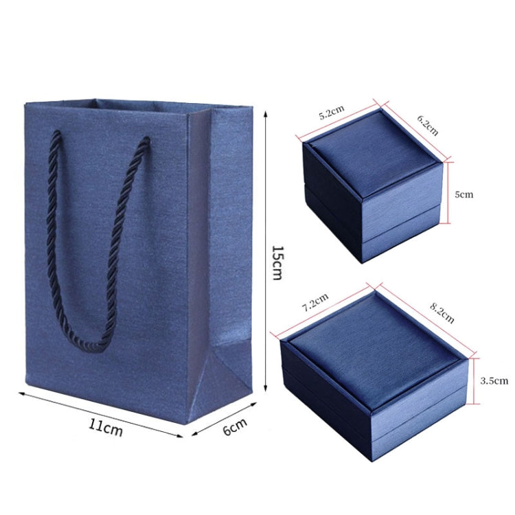Brush PU Leather Jewelry Box Jewelry Gift Bag