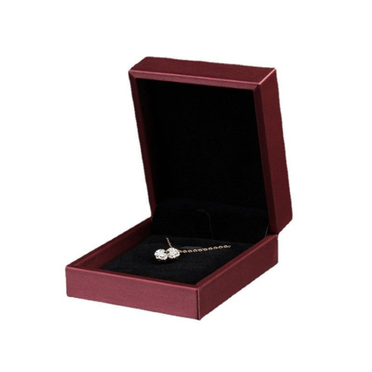 Brush PU Leather Jewelry Box Jewelry Gift Bag