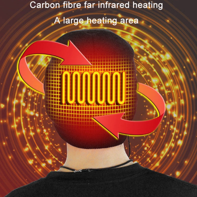 USB Electric Heating Outdoor Windproof And Warm Knitted Hat