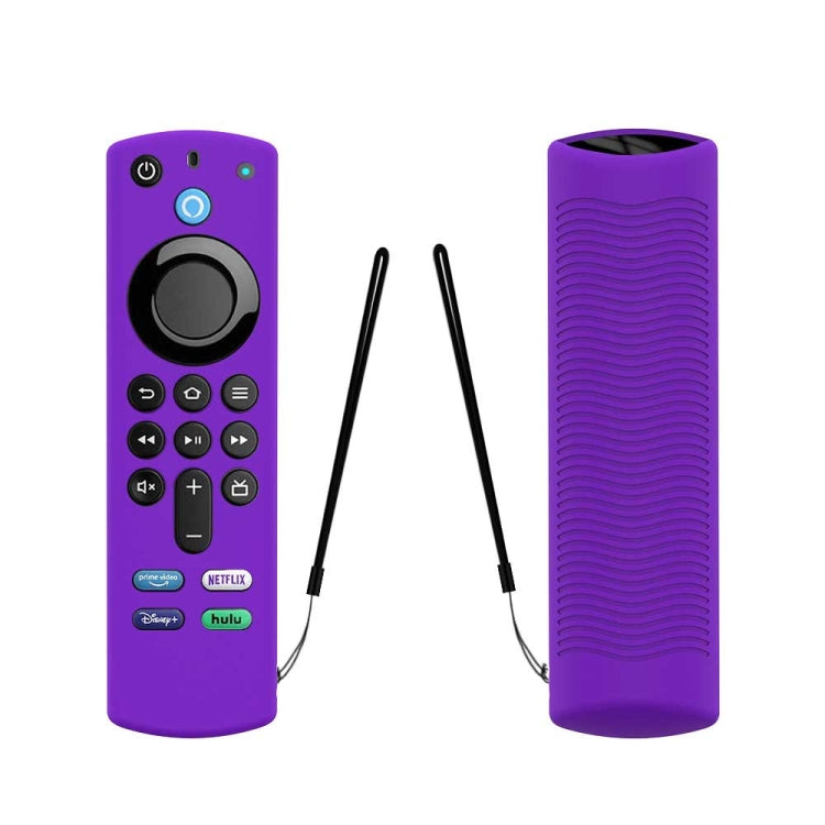 2 PCS Y27 For Alexa Voice Remote 3rd Gen Silicone Non-slip Protective Cover