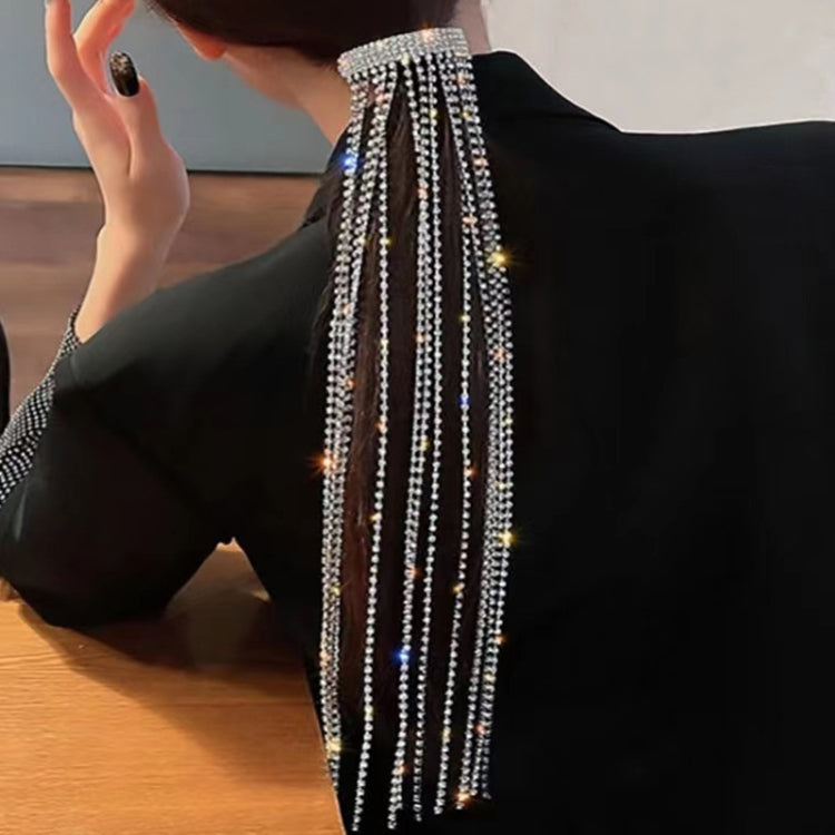 Fringe Flash Diamond Chain Hair Accessories Female Braided Hair Band