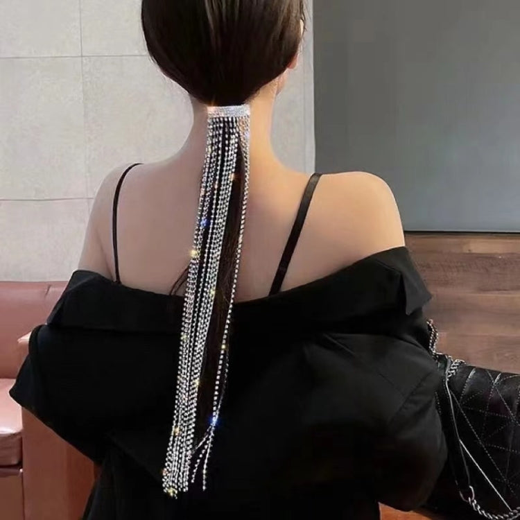 Fringe Flash Diamond Chain Hair Accessories Female Braided Hair Band