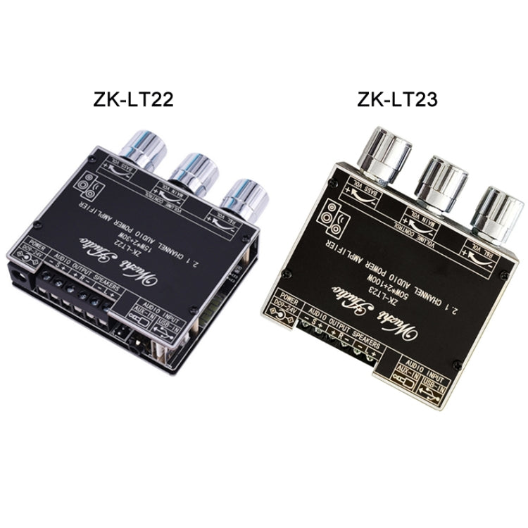 2.1 Channel TWS Bluetooth Audio Receiver Amplifier Module With Subwoofer, LT22 15W+30W, LT23 50W+100W