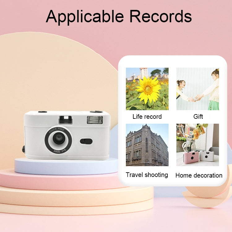 R2-FILM Retro Manual Reusable Film Camera for Children without Film